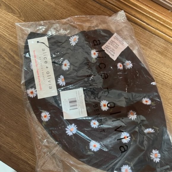 Daisy REVERSIBLE BUCKET HAT Black and White - Picture 3 of 4